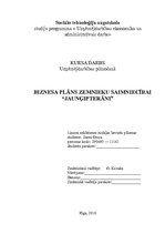 Biznesa plāns 'Biznesa plāns zemnieku saimniecībai', 1.