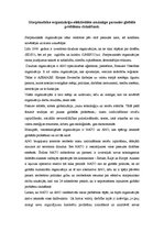 Eseja 'Starptautisko organizāciju efektivitāte nozīmīgo pasaules globālo problēmu risin', 1.