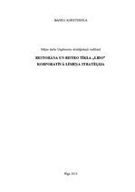 Referāts 'Restorāna un bistro tīkla "LIDO" korporatīvā līmeņa stratēģija', 1.