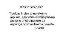 Konspekts 'Tiesību pamati', 4.