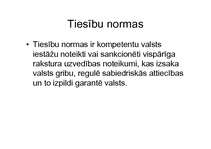 Konspekts 'Tiesību pamati', 8.