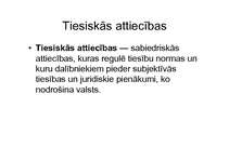 Konspekts 'Tiesību pamati', 18.