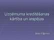 Prezentācija 'Uzņēmuma kreditēšanas kārtība un iespējas', 1.