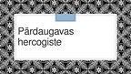 Prezentācija 'Pārdaugavas hercogiste', 1.