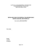 Referāts 'Sīpolloku ieguves iespējas neapkurināmās plēves seguma siltumnīcās', 1.