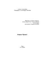 Konspekts 'Platons "Dzīres"', 1.