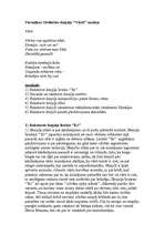 Konspekts 'Veronikas Strēlertes dzejoļa "Vārti" analīze', 1.