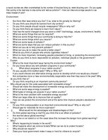 Konspekts 'Environment', 2.