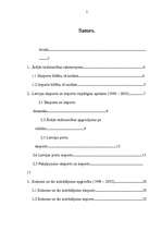 Referāts 'Eksports un imports Latvijā', 2.