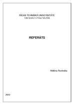 Referāts 'Informācijas un komunikācijas tehnoloģiju nozares raksturojums Latvijā', 1.