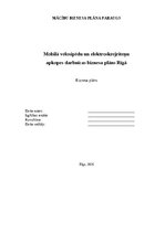 Biznesa plāns 'Mobilā velosipēdu un elektroskrejriteņu apkopes darbnīcas biznesa plāns Rīgā', 1.