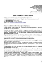 Konspekts 'Kāda žurnālista raksta analīze', 1.