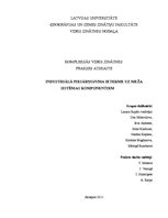Prakses atskaite 'Industriālā piesārņojuma ietekme uz meža sistēmas komponentiem', 1.