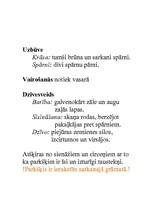 Konspekts 'Parkšķis jeb sarkanspārnu sisenis', 3.