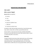 Konspekts 'Radoša ideja tēlotājdarbībā pirmsskolas vecuma bērniem "Koks rudenī"', 1.