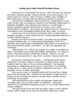 Konspekts 'Džordano Bruno - jauno laiku filosofs', 1.