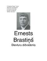 Referāts 'Ernests Brastiņš - Dievturu dižvadonis', 1.