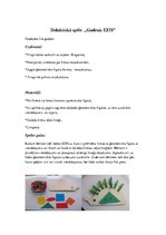 Konspekts 'Didaktiskās spēles: "Gudrais ezis" un "Figūru veidošana"', 1.