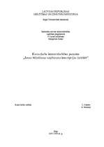 Biznesa plāns 'Jauna ēdināšanas uzņēmuma koncepcijas izstrāde', 1.