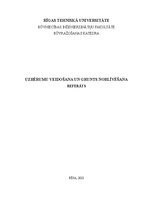 Referāts 'Uzbērumu veidošana un grunts noblīvēšana', 1.