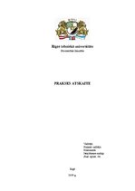 Prakses atskaite 'Prakses atskaite', 1.