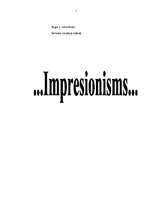 Referāts 'Impresionisms', 1.