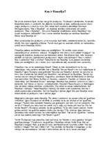 Eseja 'Kas ir filosofija?', 1.