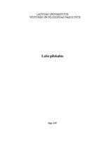 Eseja 'Lašu pilskalns', 1.