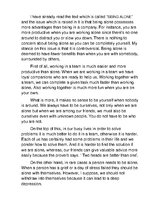 Eseja 'Being Alone', 1.