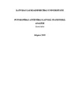 Referāts 'Putnkopības attīstības Latvijā statistiskā analīze', 1.