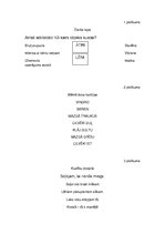 Konspekts 'Integrētās nodarbības konspekts 1.klasei', 8.