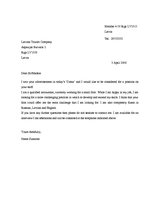 Paraugs 'Covering Letter', 1.