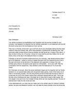 Eseja 'Complaint Letter', 1.