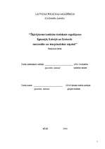 Diplomdarbs 'Šķīrējtiesas institūta tiesiskais regulējums Igaunijā, Latvijā un Lietuvā, nacio', 1.