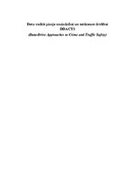 Referāts 'Datu vadītā pieeja noziedzībai un satiksmes drošībai DDACTS (Data-Drive Approach', 1.