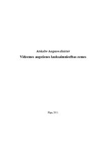 Referāts 'Vidzemes augstienes lauksaimniecības zemes', 1.