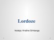 Prezentācija 'Lordoze', 1.