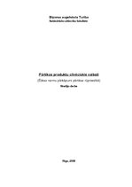 Konspekts 'Pārtikas produktu cilvēciskie vaibsti', 1.