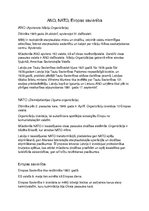 Konspekts 'Apvienoto Nāciju Organizācija, Ziemeļatlantijas Līguma organizācija, Eiropas Sav', 1.