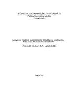 Diplomdarbs 'Madonas pilsētas sabiedriskās ēdināšanas uzņēmumu atbilstība patērētāju interesē', 1.