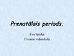Prezentācija 'Perinatālais periods', 1.