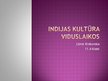 Prezentācija 'Indijas kultūra viduslaikos', 1.