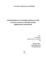 Referāts 'Antropomorfās un zoomorfās figūras un tēli', 1.