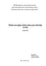 Konspekts 'Elektroenerģijas elektronikas pārveidotāju teorija - uzdevumi', 1.