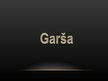 Prezentācija 'Garša', 1.