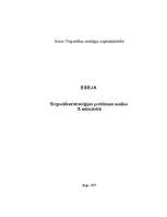 Eseja 'Tirgvedības stratēģijas problēmas analīze ', 1.