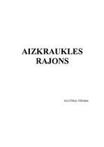 Referāts 'Aizkraukles rajons', 1.