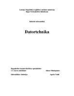 Referāts 'Datortehnika', 1.