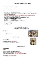 Konspekts 'Mezopotāmija - kopsavilkums', 1.