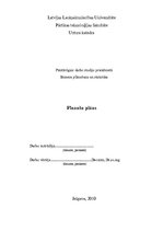 Paraugs 'Finanšu plāns', 1.